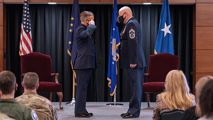 Pratt assumes command chief responsibilities for 176th Wing