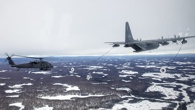 Alaska Air Guardsmen medevac patient from Little Diomede