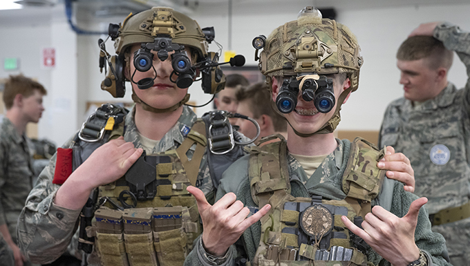 AFJROTC cadets experience 176th Wing mission during JBER visit