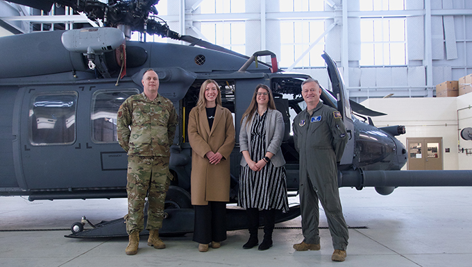 176th Wing hosts tour for Big Brothers Big Sisters of Alaska